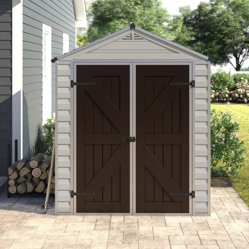 Skylight 6' wide x 8' deep plastic storage shed - Online Shop