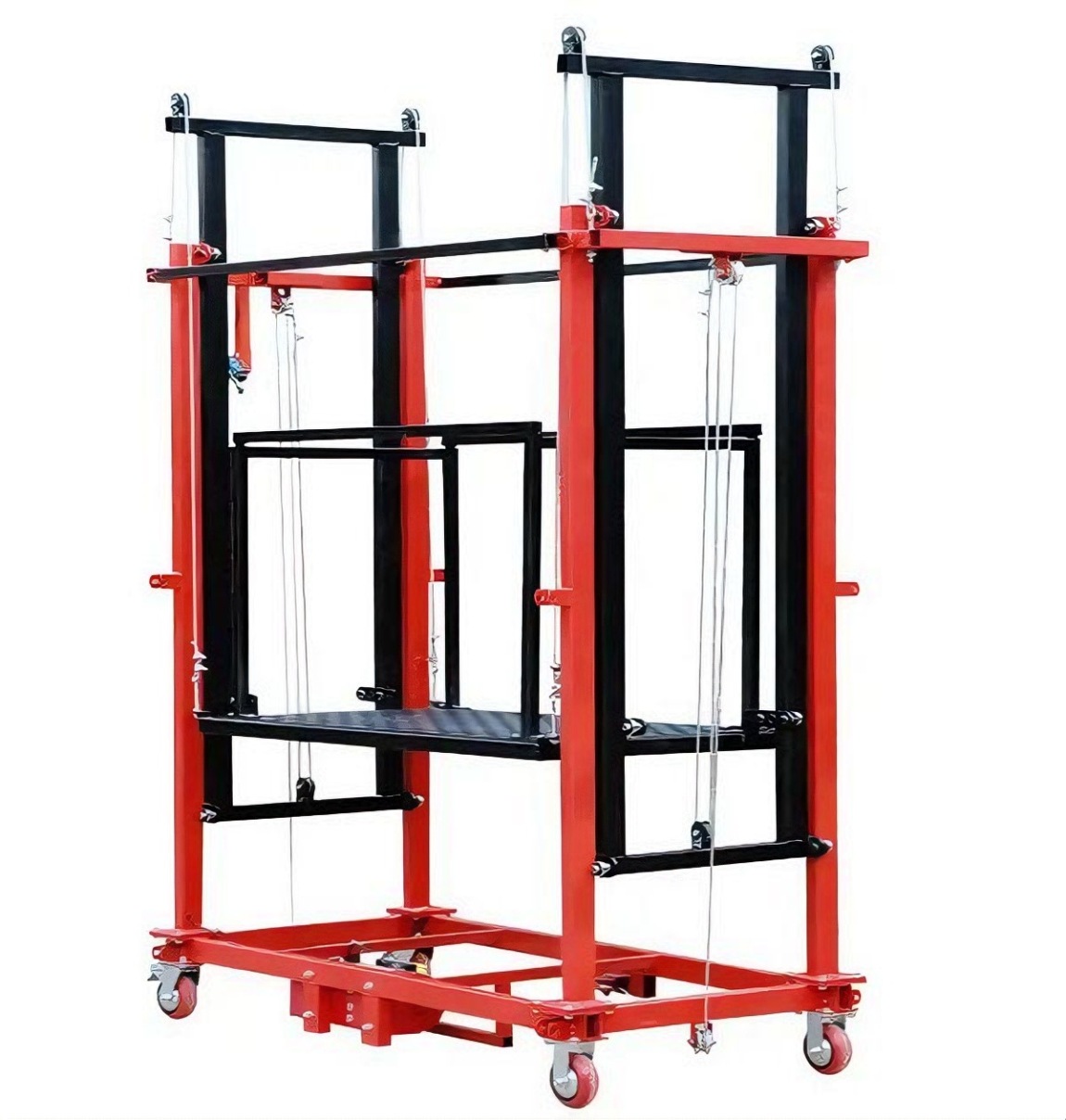 Foldable Electric Lift Scaffolding (Load 1000Kg) - Online Shop