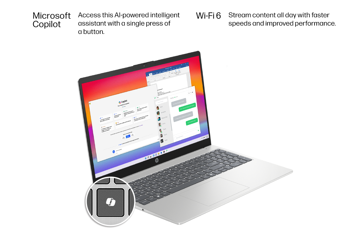 HP Laptop 15 with Intel Core i5-13345U 15.6” Inch FHD Display 16 GB DDR4 RAM | 1 TB SSD - Online Shop