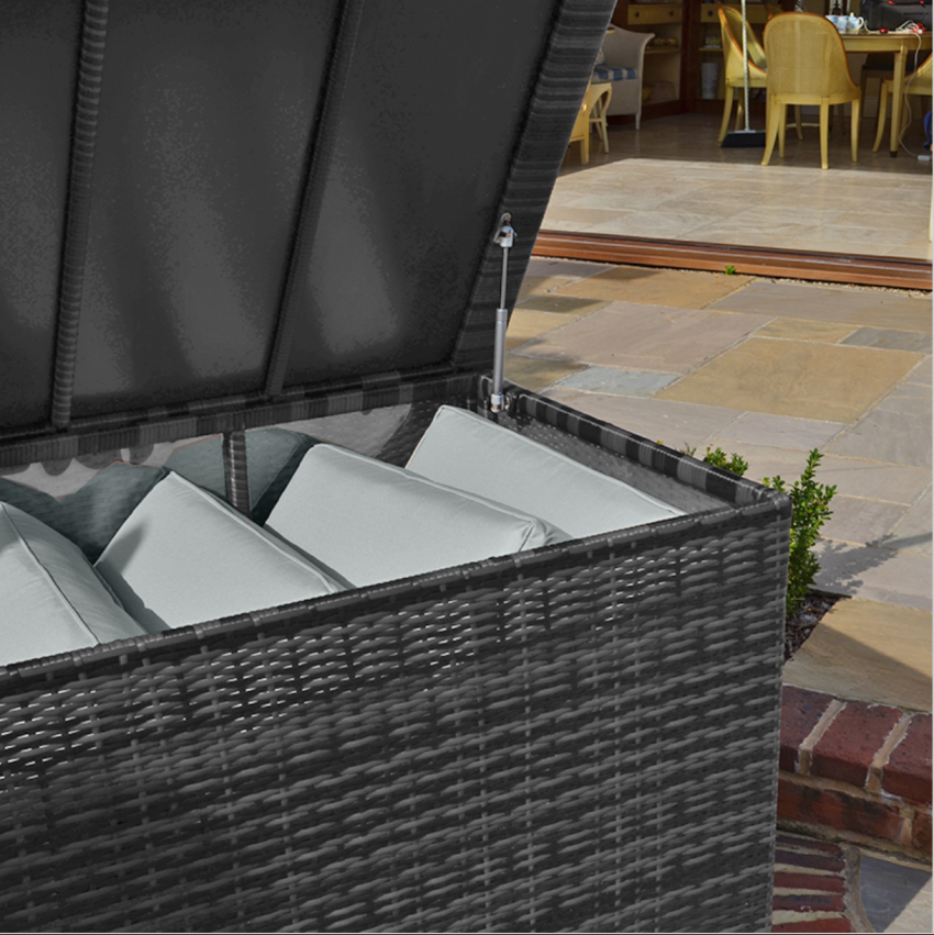 Nova - Mixed Grey Cushion Storage Box - Online Shop