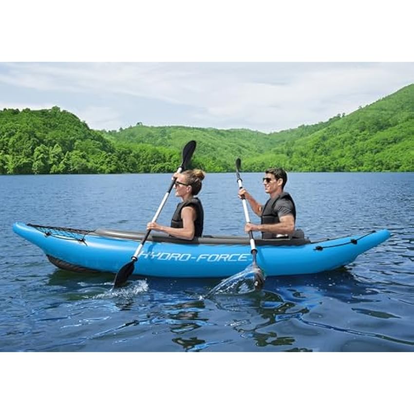 Bestway Hydro Force Inflatable Kayak Set | Includes Seat, Paddle, Hand Pump, Storage Carry Bag | Great for Adults, Kids and Families - Online Shop