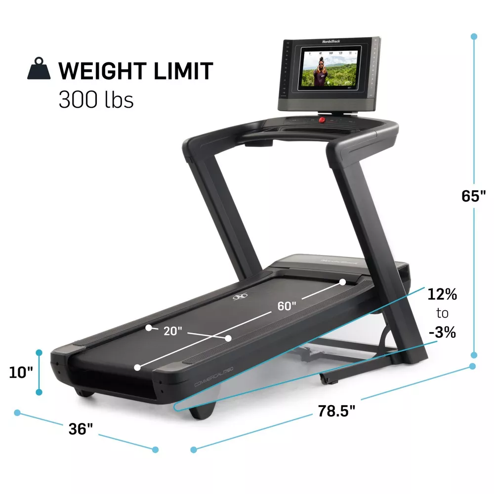 NordicTrack Commercial 1750 Motorized Treadmill - Online Shop
