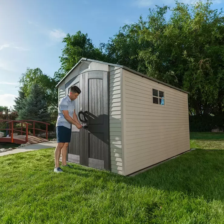 Lifetime 7ft x 12ft (2.1 x 3.6m) Storage Shed - Model 60282 - Online Shop