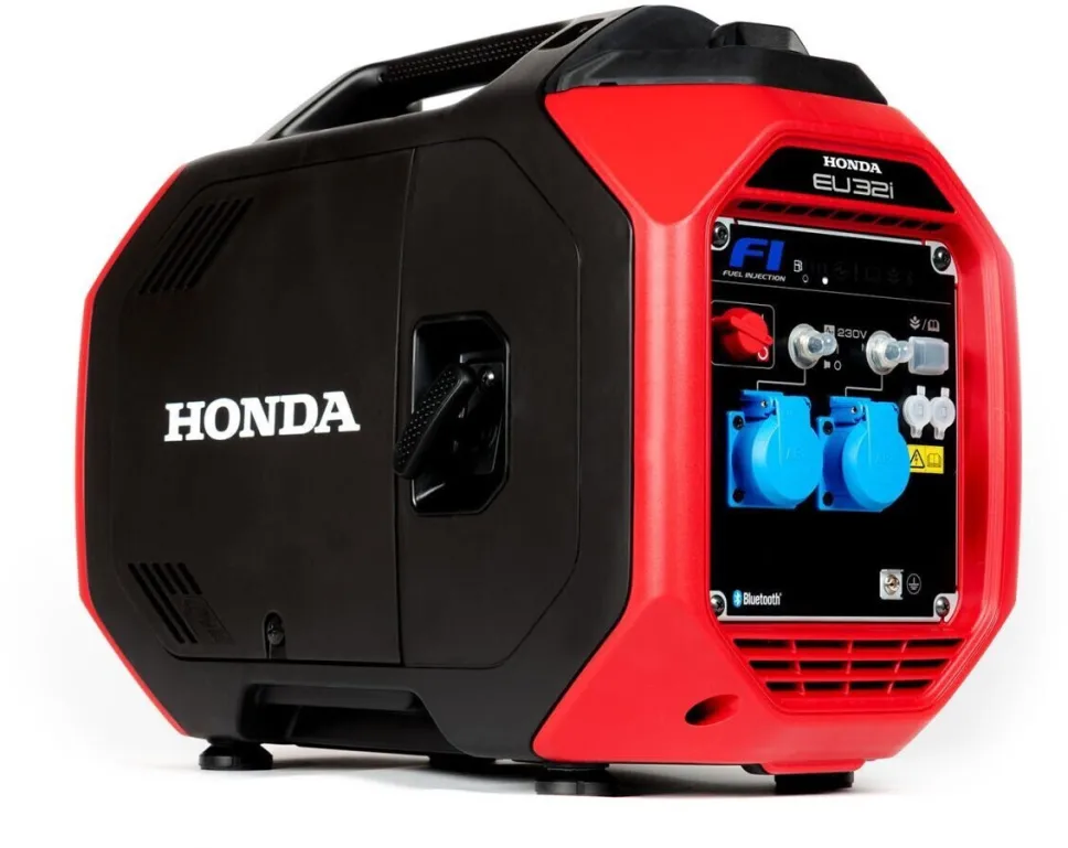 Honda EU32i Petrol Generator: 3.2kW Max Power, 8.6h Runtime, 4.7L Tank - 4-Stroke for Outdoor/Emergency Use - Online Shop