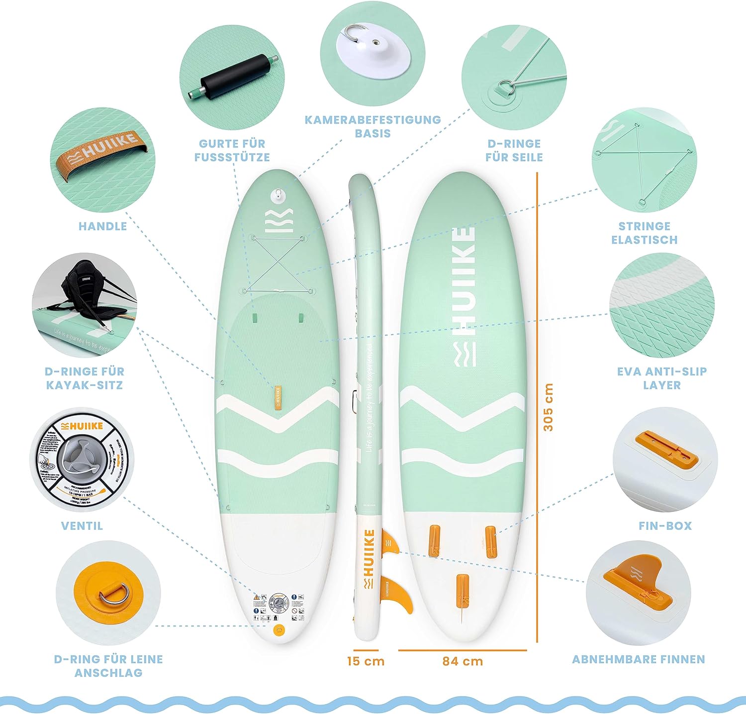 Stand Up Paddling Board High Quality Accessories - HUIIKE - Online Shop