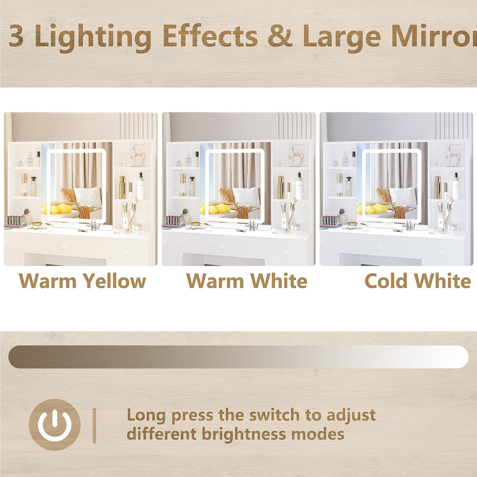 Multifunctional Vanity Mirror dressing table - Online Shop