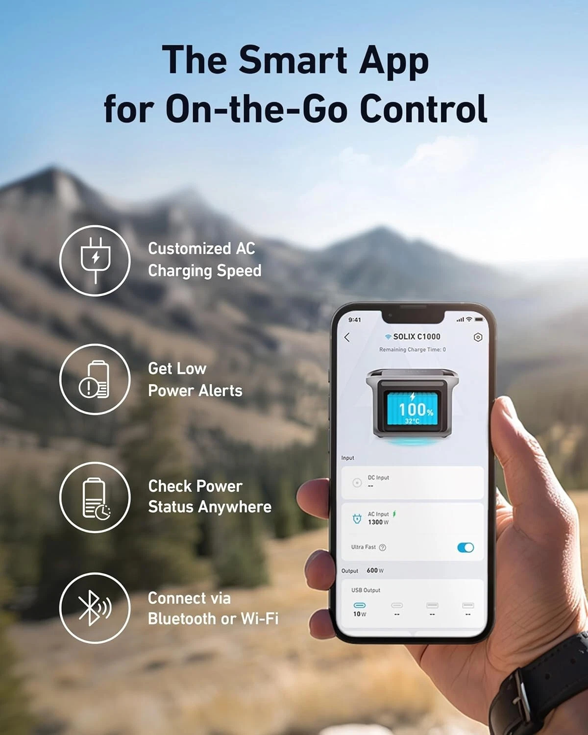 Anker Solix C1000 Portable Power Station 1056Wh Solar Generator LiFePO4 Battery World's Fastest Fast Charging - Online Shop