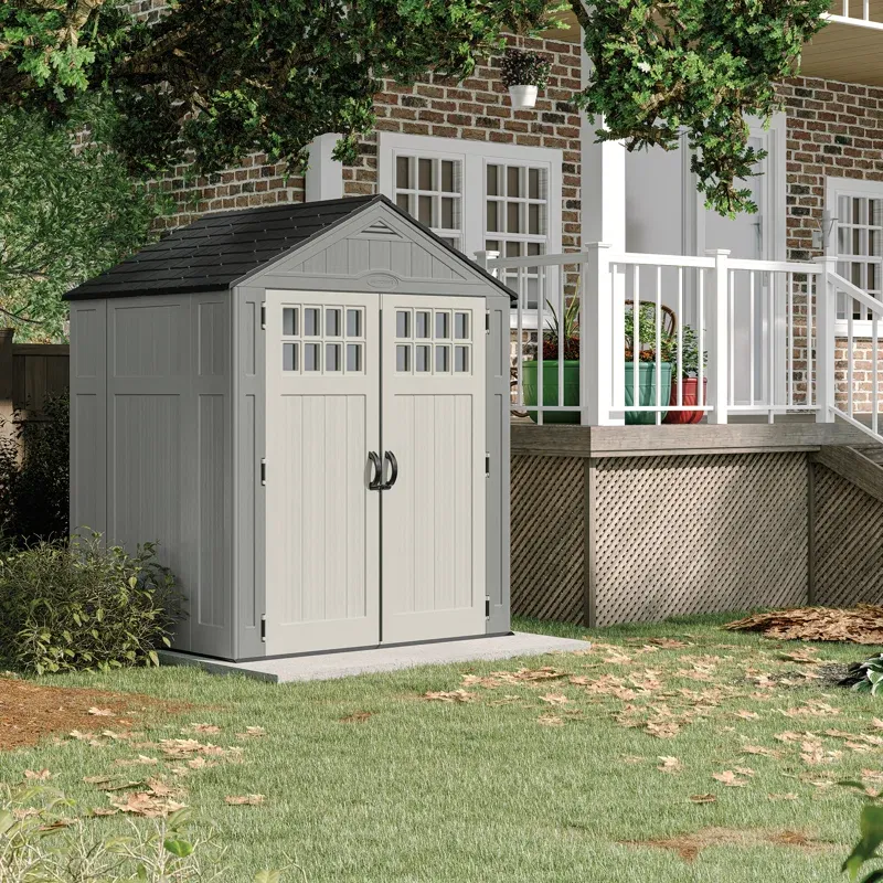 Suncast 6 ft. x 5 ft. Resin Storage Shed - Online Shop