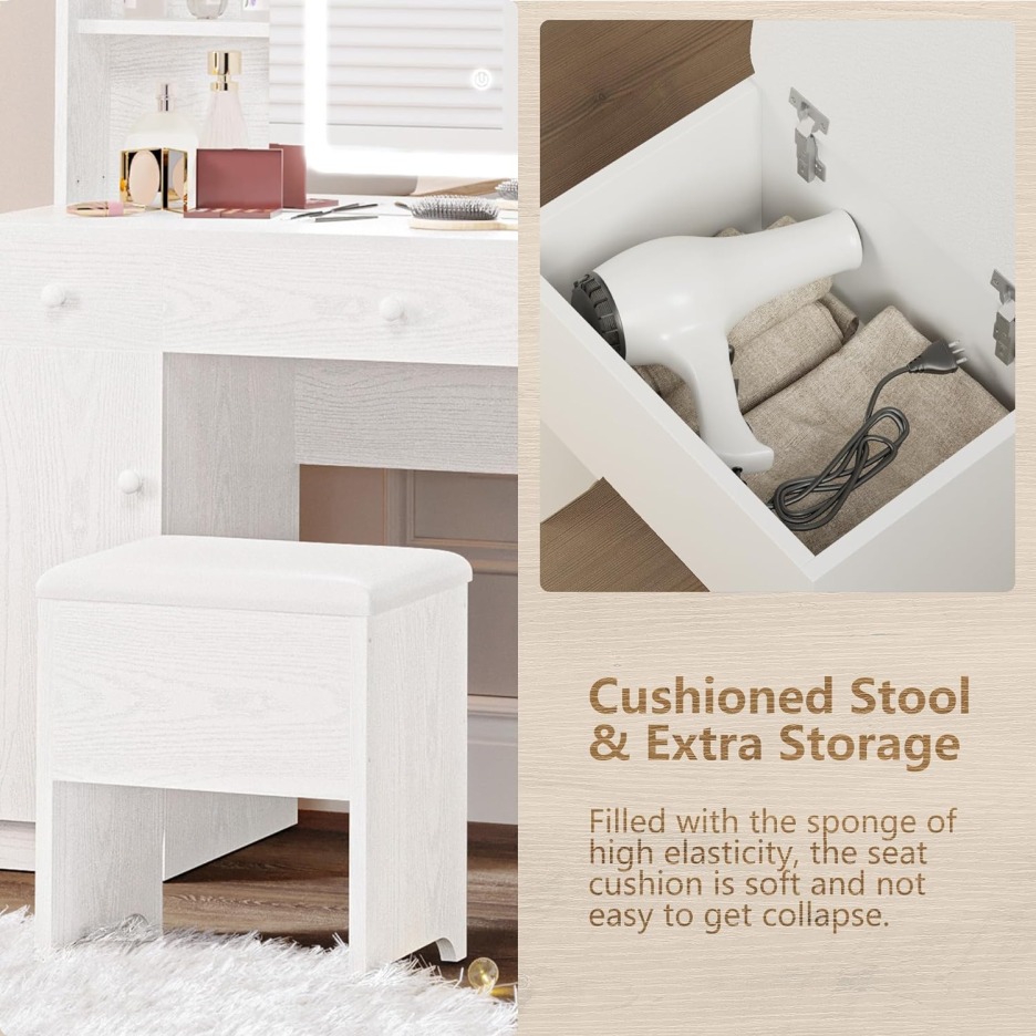 Multifunctional Vanity Mirror dressing table - Online Shop