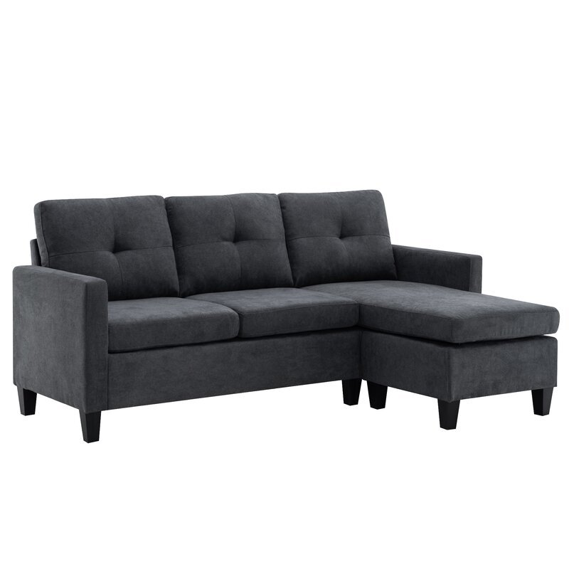 Almendarez 77′′ Wide Reversible Modular Sofa & Chaise With Ottoman - Online Shop