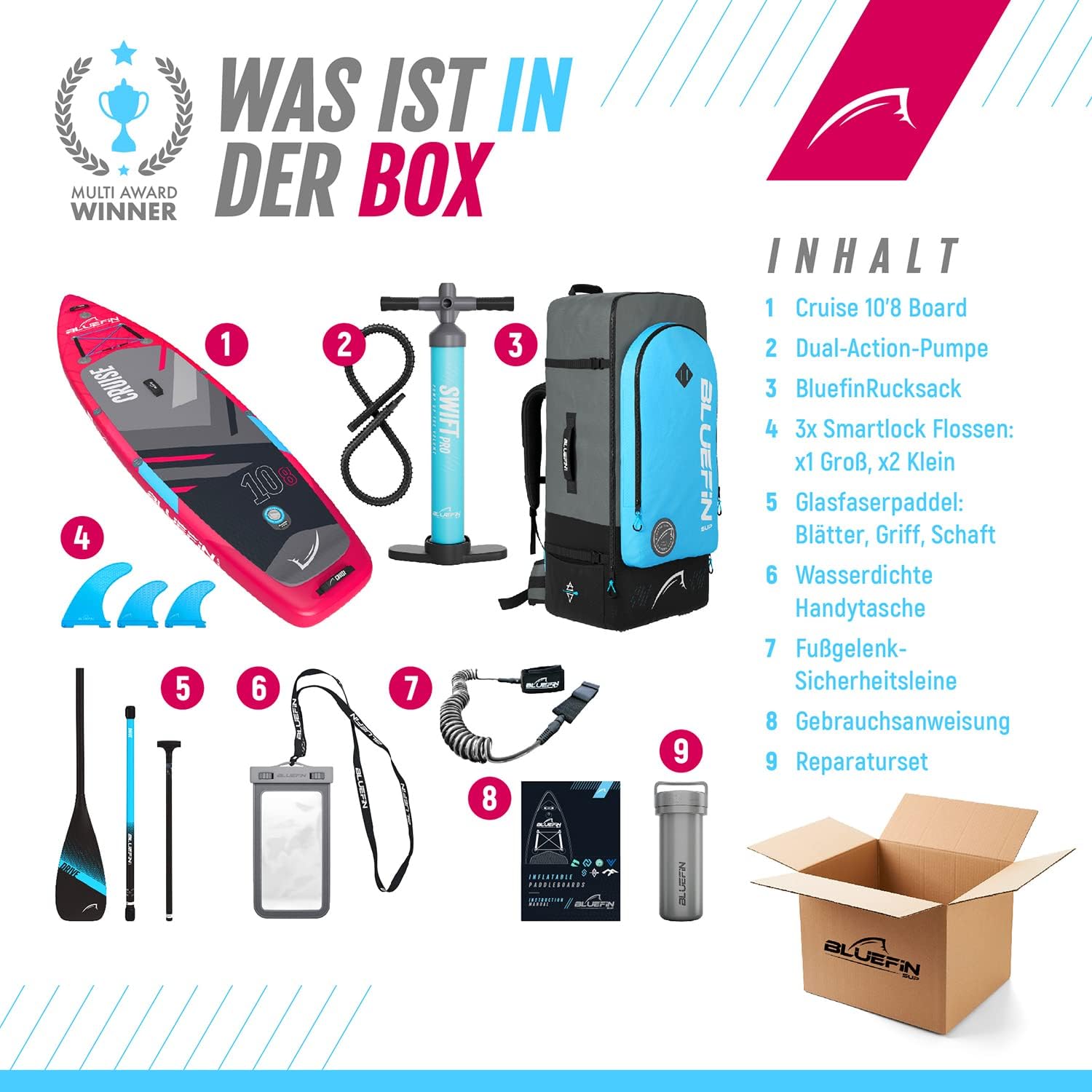 Bluefin Cruise SUP Board Set - Online Shop