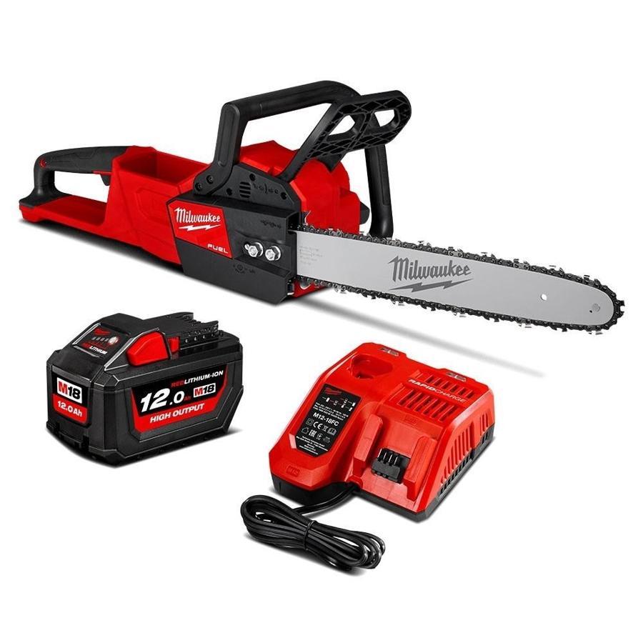 Milwaukee M18FCHS-121B M18 FUEL 18V 40cm Chainsaw Kit - 12Ah Battery and Charger - Online Shop