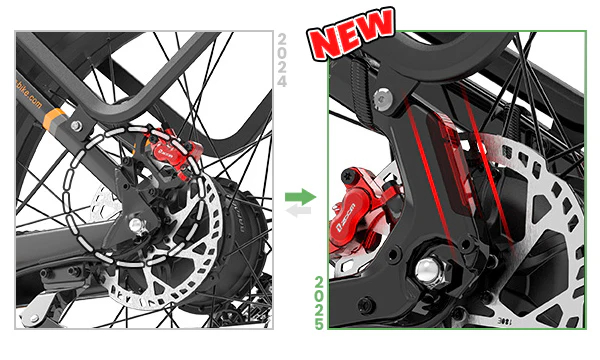 Lankeleisi MG600 Plus 2025 Version 26 Fat Bike 960Wh All Terrain SUV E-Bike with Torque Sensor 48V 20Ah Battery - Online Shop