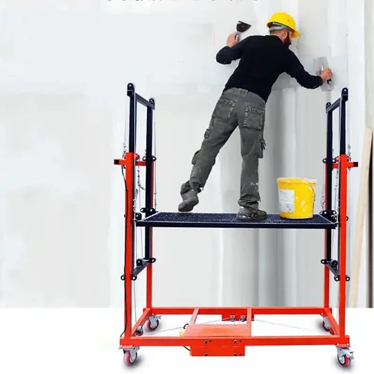 Foldable Electric Lift Scaffolding (Load 500Kg) - Online Shop