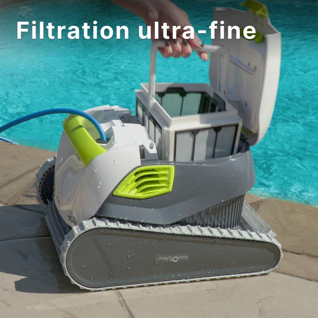 DOLPHIN T45 Electric Pool Cleaner Robot - Wall Cleaning, In-Ground Pool Up to 12 m, 3 Year Warranty - Online Shop