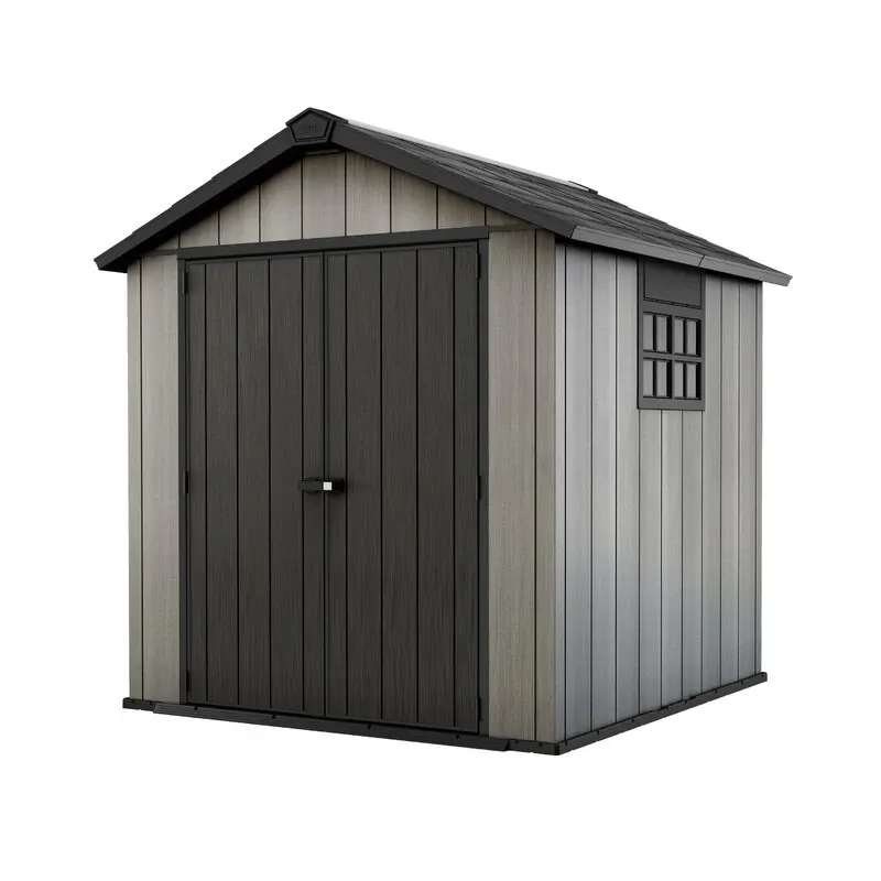 Oakland 7.5 ft wide x 7.5 ft deep plastic storage shed - Online Shop
