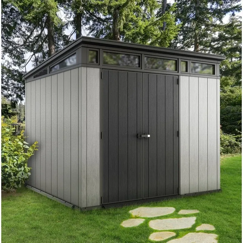 Artisan 9' wide x 7.5' deep plastic storage shed - Online Shop