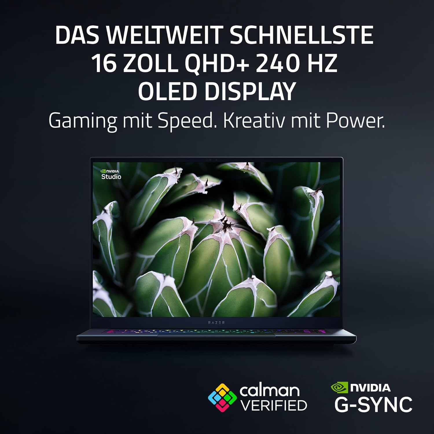 Razer Blade 16 (2025) AI Gaming Laptop | RTX 5090 · 16″ QHD+ 240Hz OLED Display · Ryzen AI 9 365 · 32GB / 64GB RAM · 1TB / 2TB SSD | QWERTZ DE Layout – Black - Online Shop