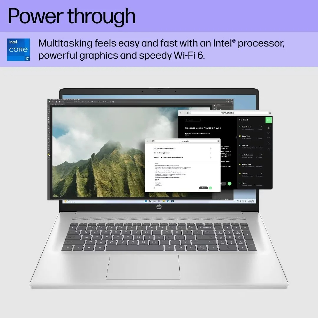 HP Laptop 17 with Intel Core i7-1355U | 17.3 Inch FHD Display | 32 GB DDR4 RAM | 1 TB SSD - Online Shop